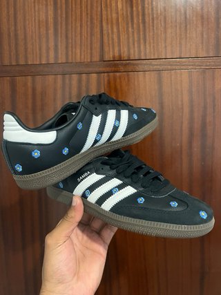 Adidas Samba Flores Negras Talla 38