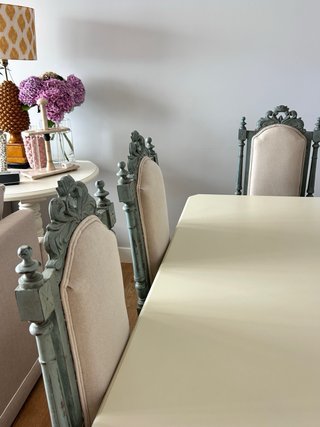 5 Sillas Comedor Verde Agua