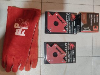 Guantes soldador TB + Accesorios soldadura