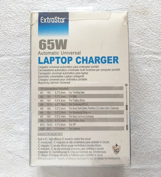 Alimentatore caricabatteria laptop EXTRASTAR 65 W
