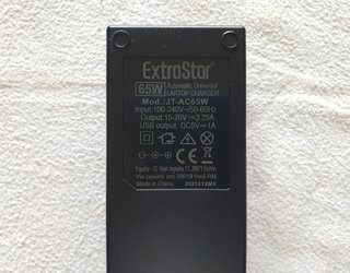 Alimentatore caricabatteria laptop EXTRASTAR 65 W