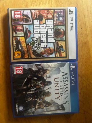 PS4/PS5 Assassin's Creed Unity y GTA 5