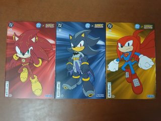 DC x Sonic the hedgehog 1 cover variant