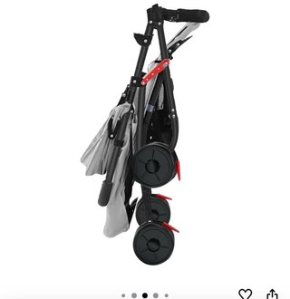 Carrito de bebé plegable