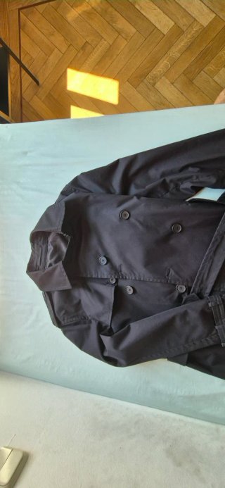 Gabardina Mango hombre Negra Talla M