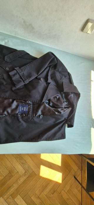 Gabardina Mango hombre Negra Talla M