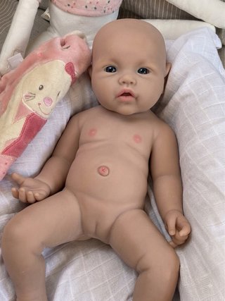 Muñeca Reborn Silicona Bebé Realista