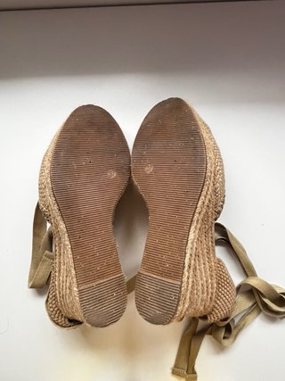 Sandalias esparto cuña verano