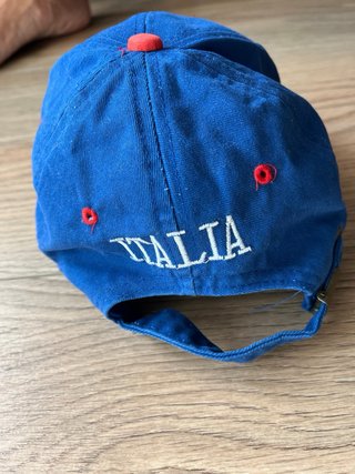 Gorra Italia Azul y Blanca