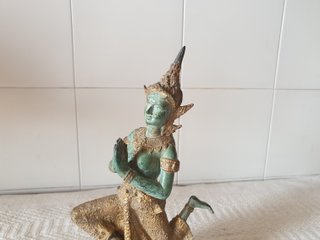 Statuetta in bronzo vintage Thailandia TEPPANOM