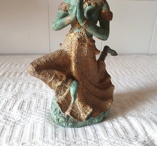 Statuetta in bronzo vintage Thailandia TEPPANOM