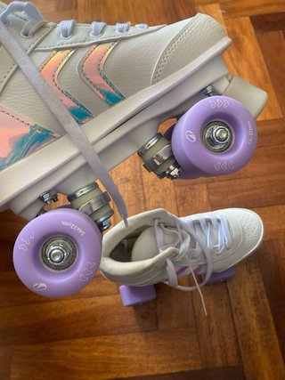 Patines infantiles blancos talla 35