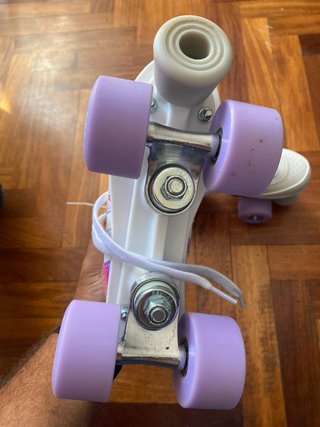 Patines infantiles blancos talla 35
