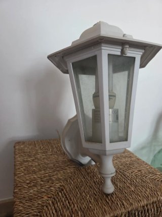 Aplique Lámpara Exterior Blanca