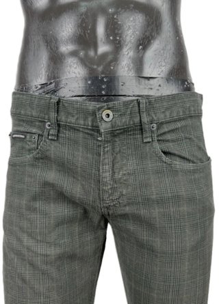 Love Moschino Pantalone Uomo W33\IT47 Verde Quadri