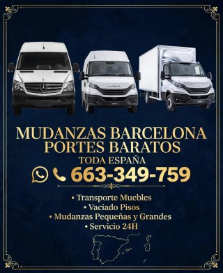Mudanzas Baratas Barcelona - Portes Baratos