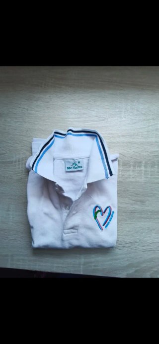 Polo blanco Mc Yadra talla 6