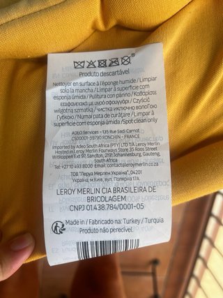 Sofá de Palets Amarillo