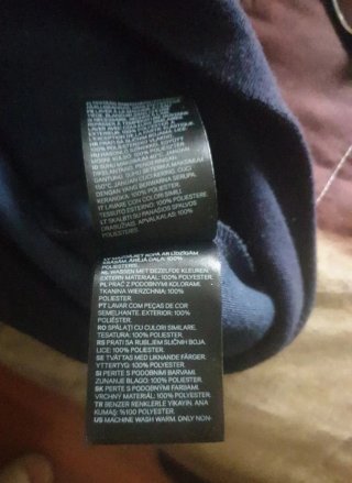 Felpa blu navy taglia l