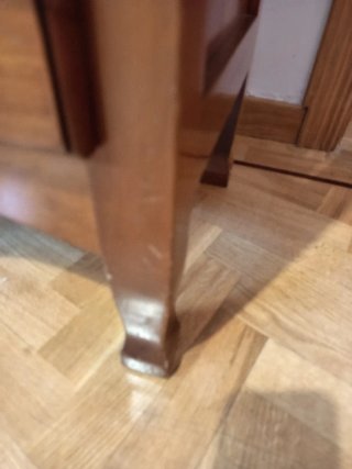 Mueble recibidor/salón madera de pino maciza.