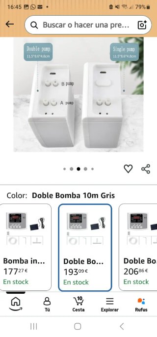 Bomba riego automático solar terraza jardín