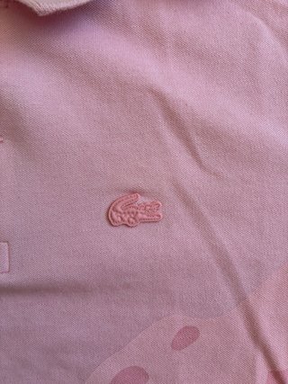 Polo Lacoste Rosa Talla M Niños(es grande)