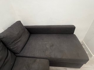 Sofá Cama Gris Tela