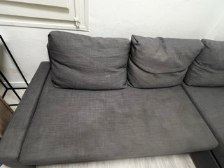 Sofá Cama Gris Tela