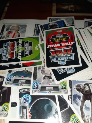 Cromos Star Wars Force Attax Topps