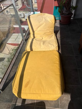 Puff sillon-tumbona Sitting Point Amarillo