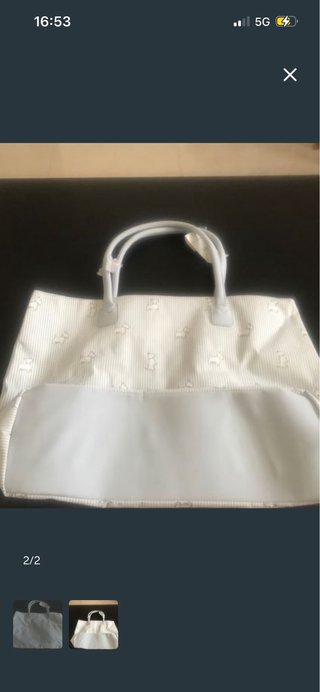 Bolso de playa Woman Secret blanco