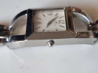 Reloj Viceroy Plata y Blanco Mujer Cuadrado.