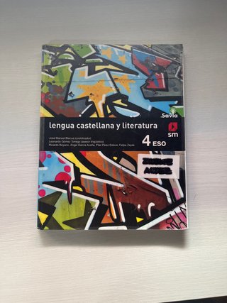 Libro lengua castellana 4 ESO