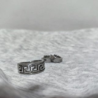 Set Anillo y Pendientes Acero Inoxidable