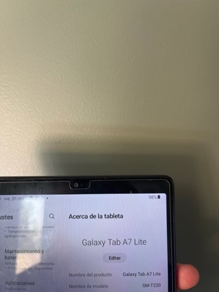 Galaxy Tab A7 Lite SM-T220 color azul  de 32GB