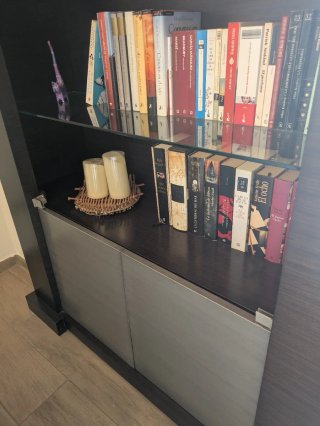 Librería 131x43x195cm Madera