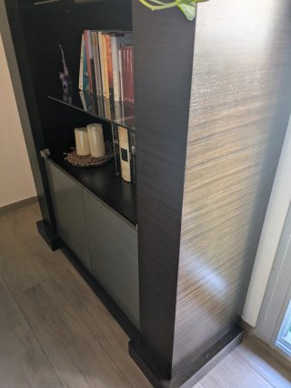 Librería 131x43x195cm Madera