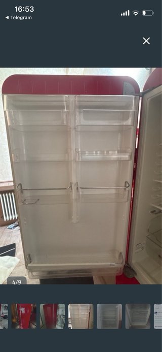 Frigorífico SMEG Rojo Retro