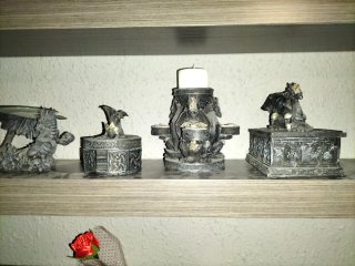 Pack 6 dragones decoración