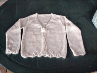 Chaquetas de bebé tejidas (2 unidades)