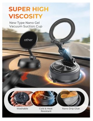 Soporte magnético para coche.