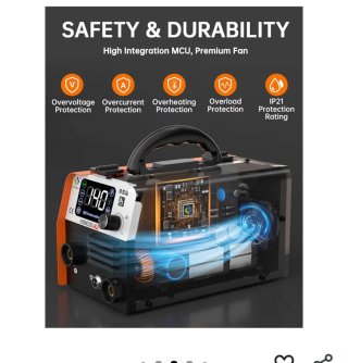 Soldador HITBOX 140A MIG/MMA/TIG LED