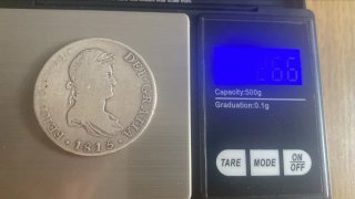 Lote 3 Monedas Plata 8 Reales