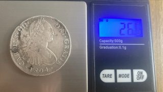 Lote 3 Monedas Plata 8 Reales