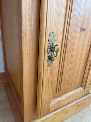 Escritorio de madera maciza