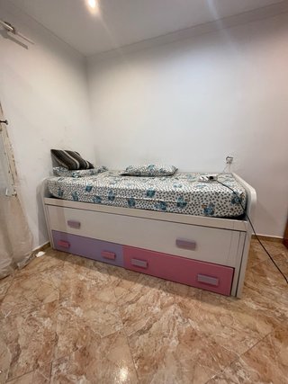 Cama nido con cajoneras