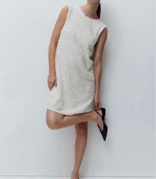 Vestido lentejuelas premamá talla XL