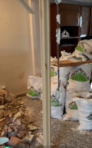 Demolición,picar tabiques y retirada de escombro