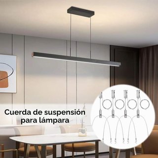 PACK 4 CUERDAS ACERO AJUSTABLES COLGAR