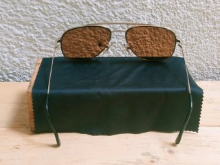 Gafas Metzler Vintage 80s Marrón/Dorado